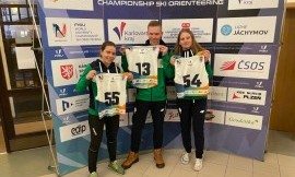 Judita Traubaitė ir Kasparas Šulčys puikiai pradėjo Pasaulio studentų orientavimosi sporto slidėmis čempionatą