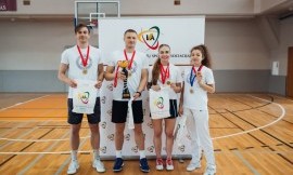 Lietuvos studentų badmintono čempionate pergale džiaugėsi VDU komanda
