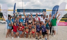 NSTL užbaigė sezoną paplūdimio tinklinio čempionatu