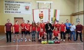 Lietuvos universitetų studentų svarsčio kilnojimo čempionatą laimėjo VU komanda