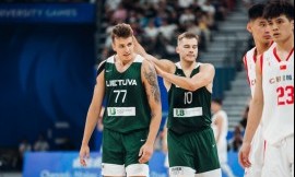 Lietuvos studentų krepšinio rinktinė užsitikrino vietą pasaulio universitetų žaidynių atkrintamosiose