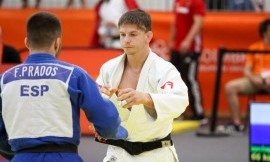 EUSA žaidynėse dziudo imtynininkas Adrej Klokov buvo per plauką nuo medalio
