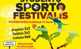 Tarptautinis studentų sporto festivalis - rugsėjo 20 d.