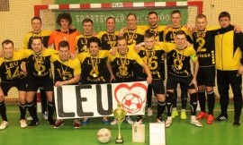 2016/2017 m. Lietuvos studentų salės futbolo nugalėtojai - LEU futbolininkai